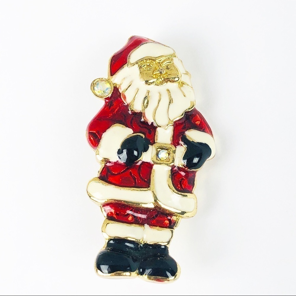 Santa Pin Brooch - Picture 3 of 3